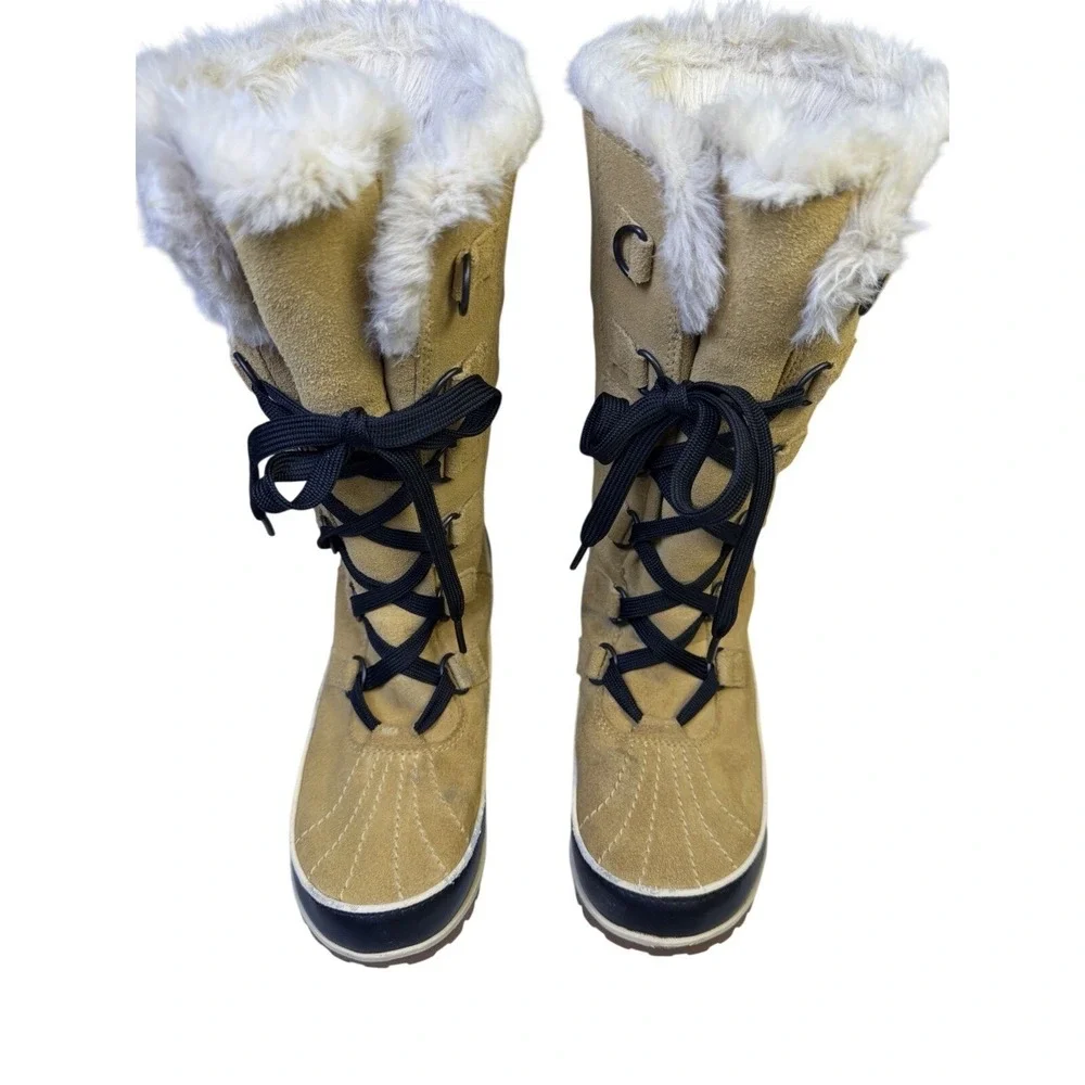 Sorel Tan Tivoli High II Waterproof Winter Boots NL 2093-373 Women's Size‎ 8